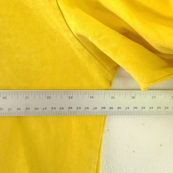 Basketball SkateBoards Mens Sweatshirt Tee Shirt Sz LG Yellow Long Sleeve EUC - Picture 4 of 11